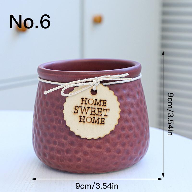 Керамический красочный цветочный горшок, сочный горшок, горшок для растений, кашпо, бонсай, домашний декор, украшение для сада, настольные украшения