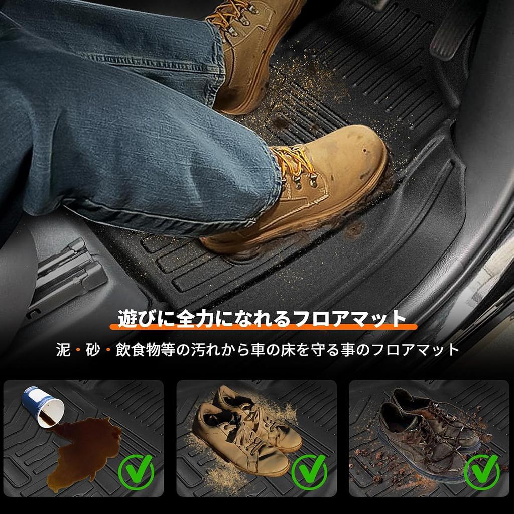 New Land Cruiser 250 Series Floor Design for 3D TPE Material Car Easy 3D Custom Interior Set Cruiser 250 Series Floor 5-Seater/7-Seater Mats,