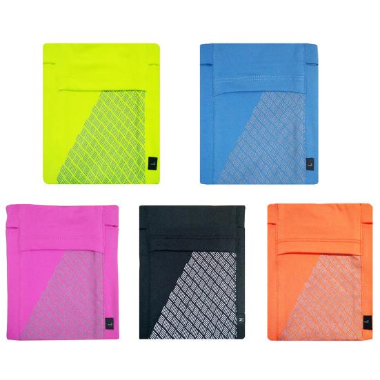 Outdoor Sport Running Jogging Cycling Reflective Elastic Phone Pouch Armband Bag