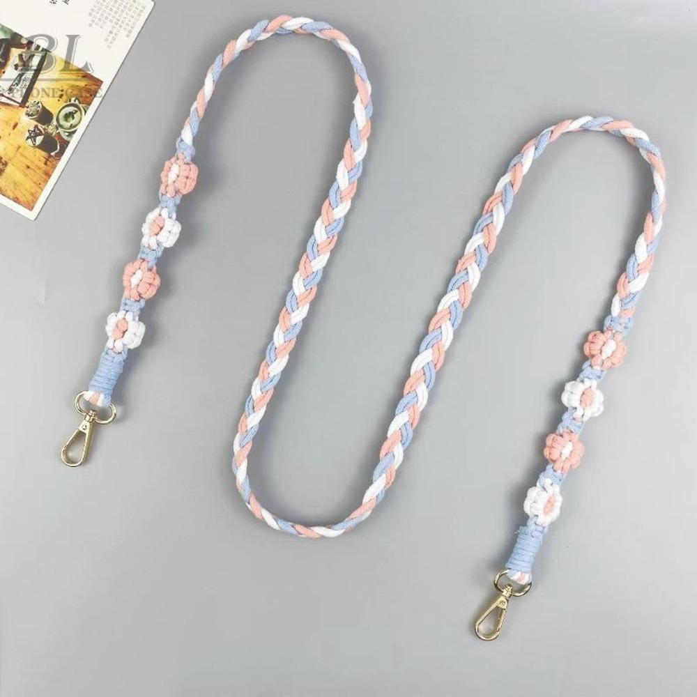 Ремешок для мобильного телефона через плечо, плетеный шнур для мобильного телефона, универсальная цепочка для сумки с мобильным телефоном