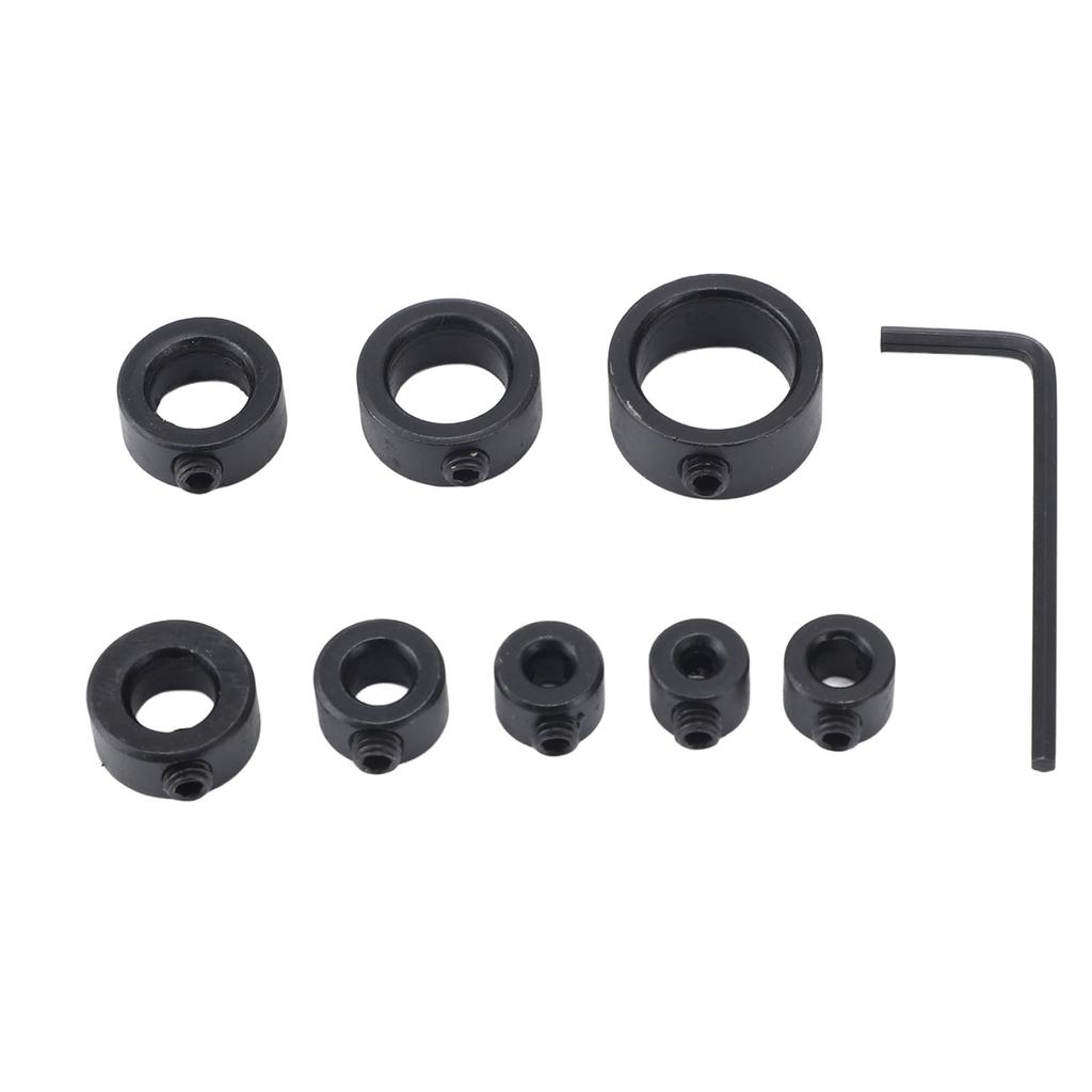 8 шт. кольцо-ограничитель глубины сверла от 3 до 16 мм из углеродистой стали для сверления по дереву