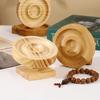 Built-in Groove Jewelry Display Plate Round Bracelets Holder Simple Bangle Display Case Ornament