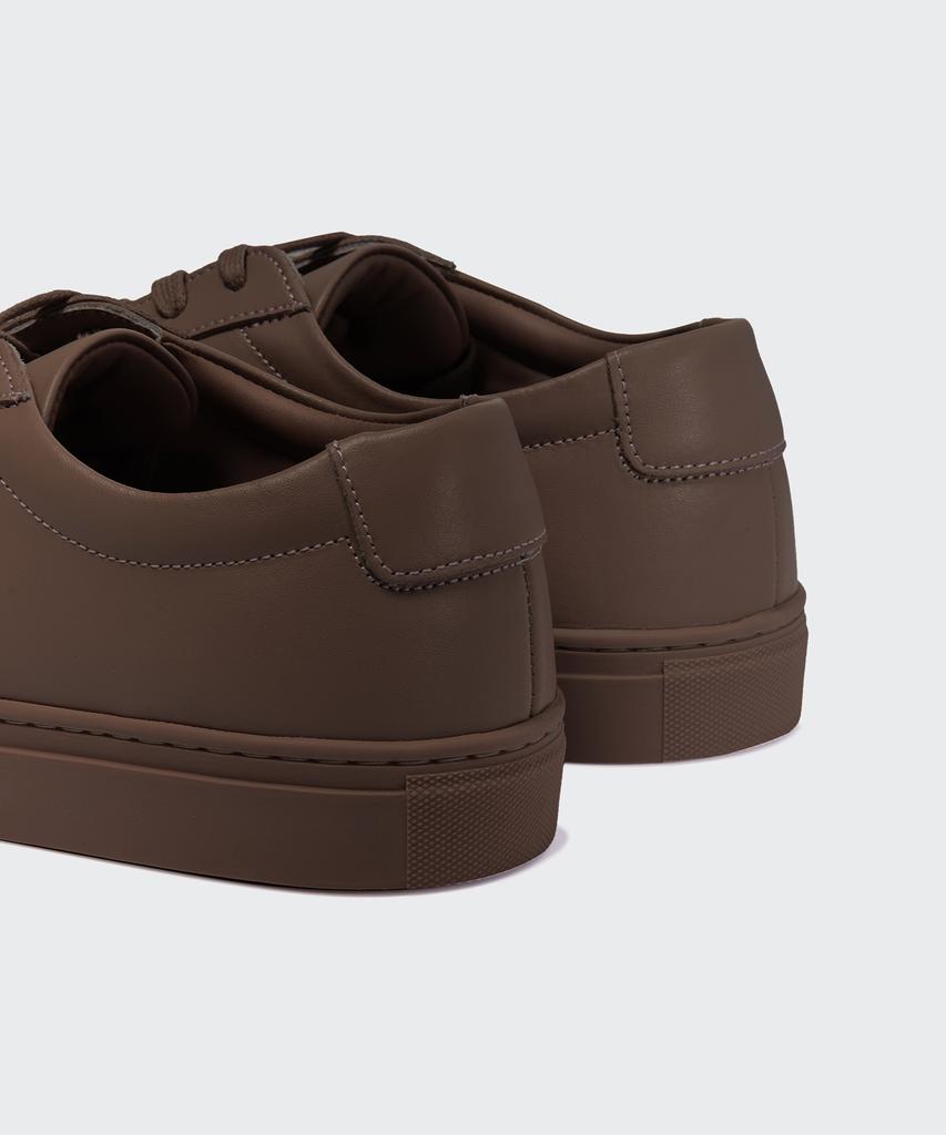 Musinsa Standard Leather Court Sneakers Mark 2 [Baroque Brown]