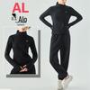 Alo Yoga Женская облегающая куртка для фитнеса и пилатеса с длинным рукавом, воротником-стойкой, корректирующая фигуру