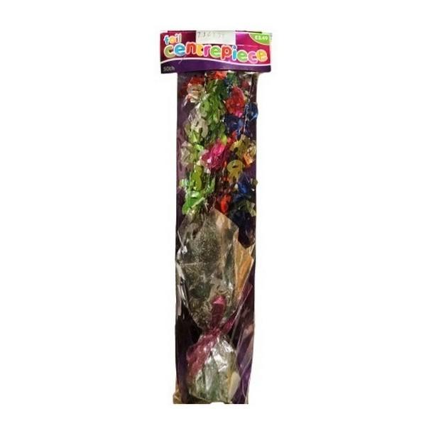 Центральное украшение вечеринки в честь 50-летия из фольги