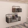 "Punch-Free Bathroom Wall Racks - Storage for Toiletries, Dorm Bedroom, or Books"