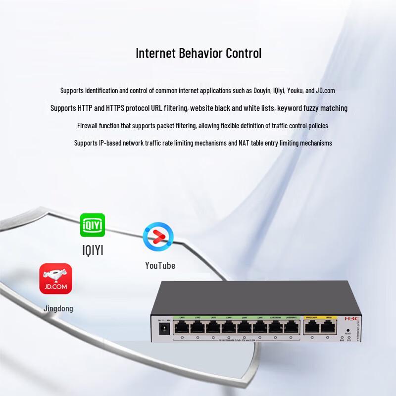 H3C ER3208G3-P Enterprise 8-Port PoE Router with Dual WAN