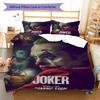 Joker Style Bedding Quilt Set Quilt  Pillowcase Home Decoration Birthday Gift (1 * duvet cover + 2 * pillowcase, without core)