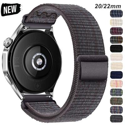 Умный ремешок для часов 20 22 мм для Huawei Amazfit Balance GT4/3/2 46 мм Нейлоновый браслет для Samsung Galaxy Watch 4/6 Classic 5Pro 45 мм