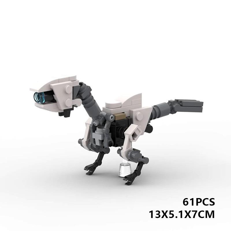 M Building Block Is Compatible With Lego, And The Mini Watchman Building Block Horizon Dawn Periphery Ornaments Dinosaur Model