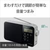 Sony Портативное радио с синтезатором ФАПЧ ICF-M780N FM/AM/Wide FM/Radio совместимо с NIKKEI, совместимо с батареей, черное ICF-M780N B