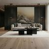 Coffee Table for the Living Room Loft Metal Black Rubi 80x38cm