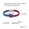 Мужской и женский браслет с цветным узлом, кожаная пряжка из нержавеющей стали, стиль «Морской стиль», ювелирные изделия в стиле «Дружба», браслеты