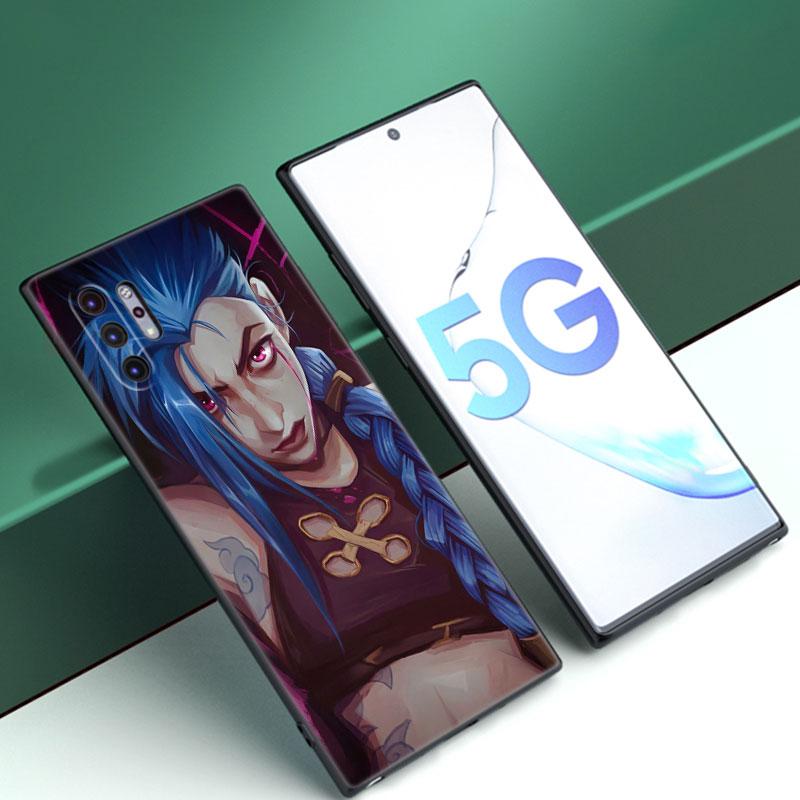 Arcane Jinx Anime Case For Samsung M30 M31 S Note 10 Lite 20 M04 M13 M32 M14 M23 M33 M34 M42 M52 M53 M54 5G M11 M12 M21 M22 M51