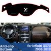 Для Infiniti QX70 FX35 FX37 FX45 FX50 S51 2008-2019 Чехол на приборную панель автомобиля Защитный коврик Коврик на приборную панель Ковры LHD RHD