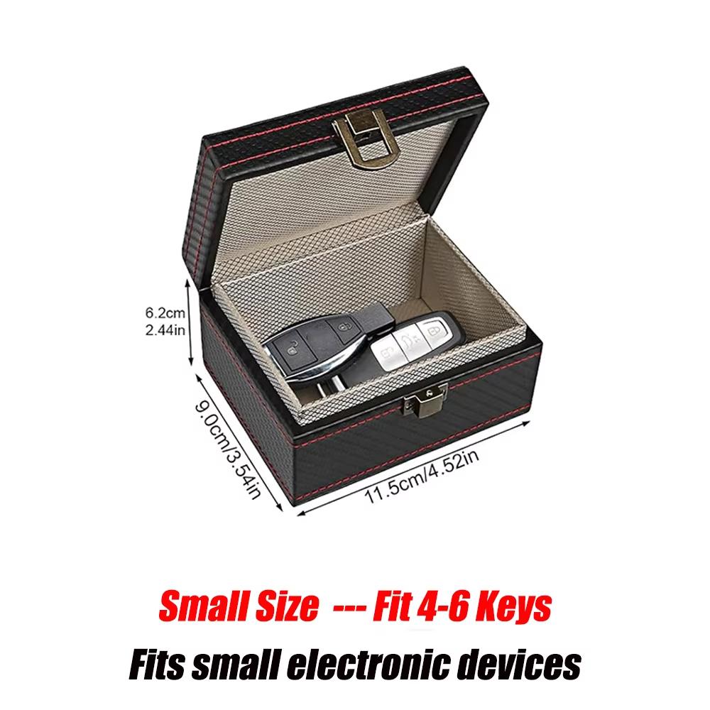 Anti Theft Faraday Box RFID Faraday Key Fob Signal Blocker Radiation-proof Mobile Phone Box Car Keyless Security Organizer