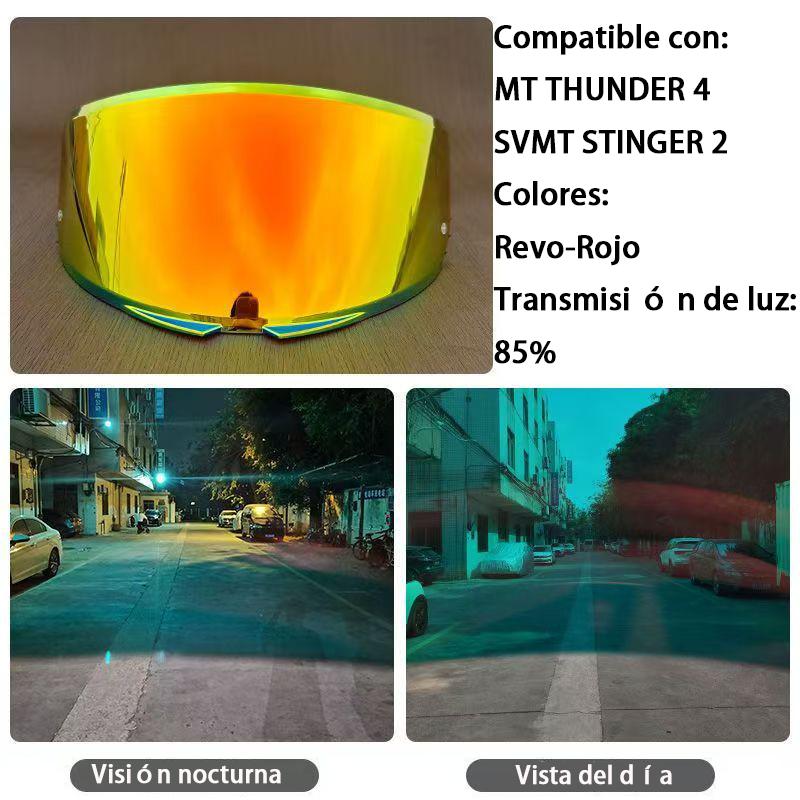 Ветровое стекло для шлема MT THUNDER 4 SV STINGER 2 Аксессуары для мотошлема Сменные линзы для шлема Ветрозащитное и УФ-защитное