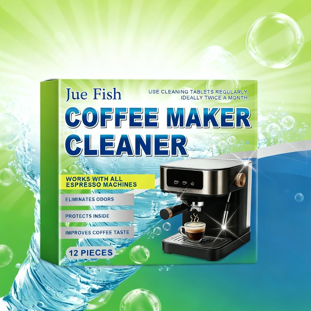 Шипучие листы для удаления накипи с кофемашины - Быстрая очистка от пятен/грязи, Таблетки для ухода за фильтром Дом/Офис