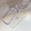 Красочный Кристалл 3d Любовь Волнистый Противоударный Чехол Для Телефона Для Iphone 11 12 Pro Max Xsmax X Xr 13 Promax Симпатичное Сердце Симпатичная Задняя Крышка