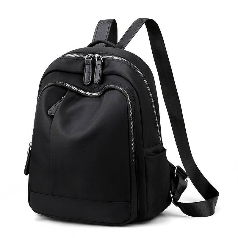 New Women's Bag Oxford Cloth Backpack Large Capacity Casual Lightweight Travel Bag Fashionable Simple Schoolbag