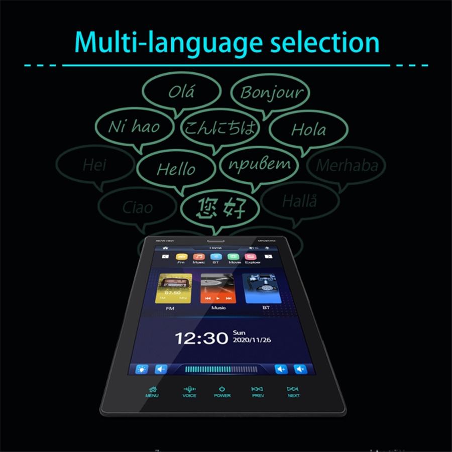 9,5-дюймовый сенсорный экран IPS Автомобильный Bluetooth медиа-музыкальный плеер FM Поддержка нескольких языков