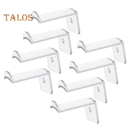 4/8Pcs Hat Hooks Cowboy Hat Racks Easy Installation Strong Adhesive Wall Mount Cap Holder Baseball Cap Organizers