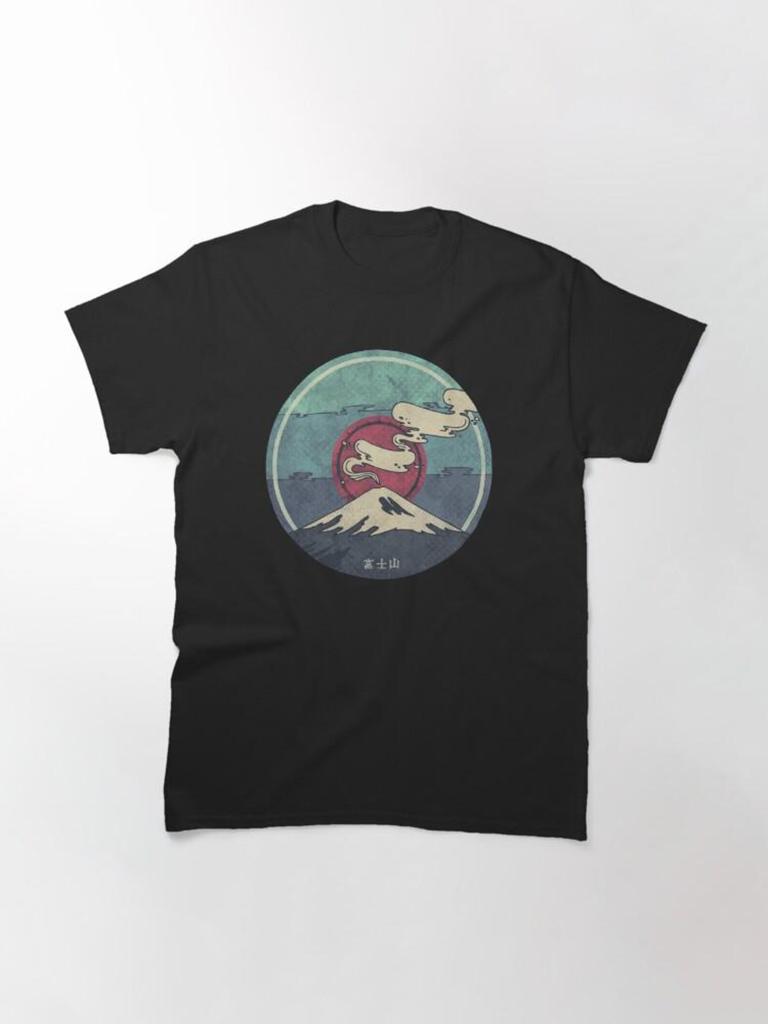 vintage Mount Fuji Vintage T-Shirt – Japanese Mountain Graphic Tee – Retro Nature Inspired Shirt special for gift