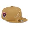 Кепка Snapback - New Era - 9FIFTY - Atlanta Braves - 100% Хлопок - Бежевый