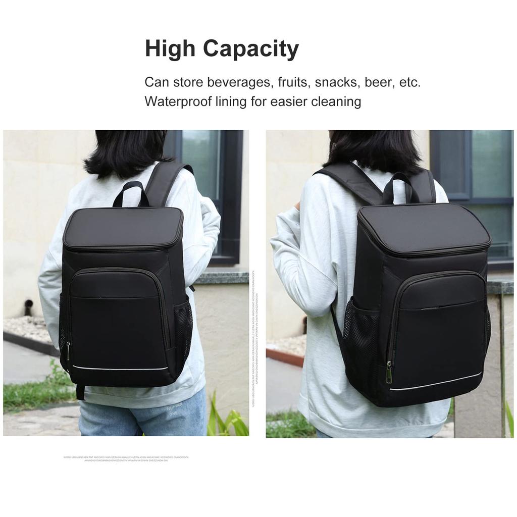 Охладитель для улицы с термосумкой из алюминия, большой изолированный водонепроницаемый ящик из ткани Оксфорд, напитки, рюкзак, фольга, походы, изоляция, фитнес,