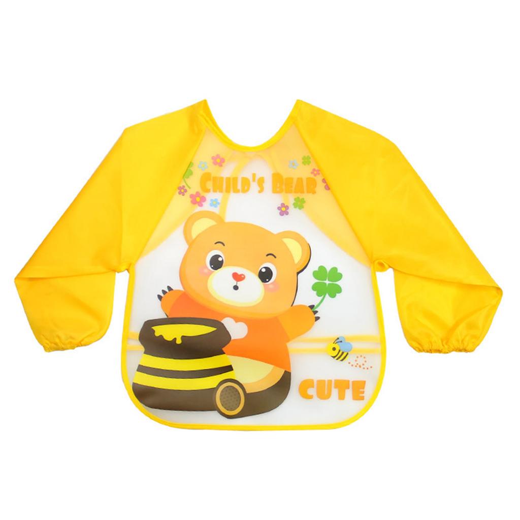 Детские нагрудники, водонепроницаемый детский фартук для кормления с длинными рукавами, нагрудники, различные дизайны