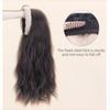 Clip in Half Headband Wig Korean Style Long Wavy Curly  Hair Wide Knit Headband Wig  Party