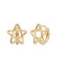 Helene Jewelry Серьги-гвоздики из стерлингового серебра 925 пробы "Линия Звезда"