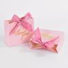 24Pcs Pink Thank You Candy Bags Wedding Favors Chocolates Gift Packaging Paper Box Birthday Party Baby Shower Decor Supplies