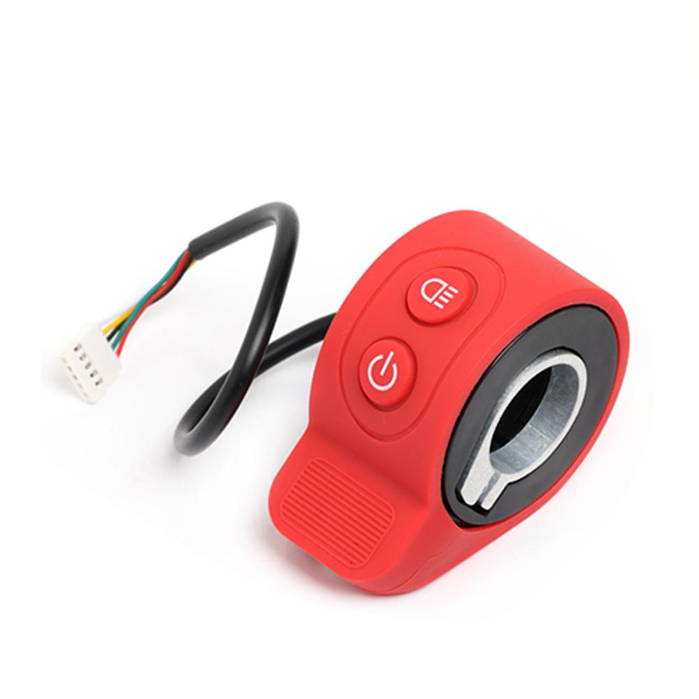 Button Thumb For HX X7 X8 Electric Scooter Accelerator Throttle Switch Turn On Off Lamp Light Speed Control Parts Accessories