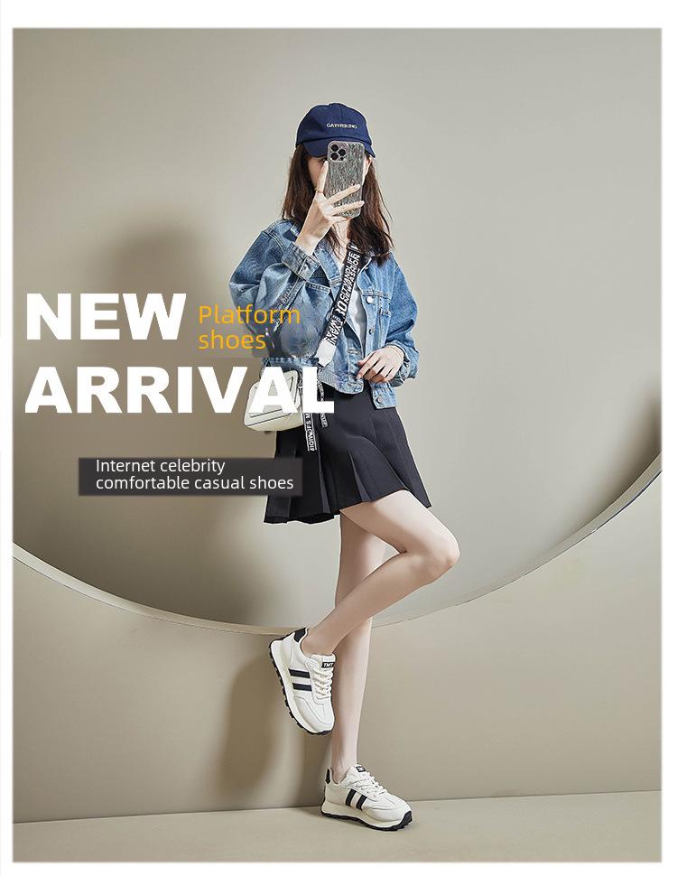 FD6688 Женские модные корейские кроссовки в стиле Форреста Гампа, повседневные кроссовки весны 2025 года.