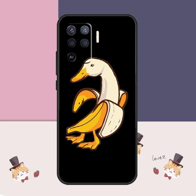 Мемы Мультяшный Забавный Чехол Банан Для Oppo A60 A40 A80 A5 Pro A15 A16 A17 A57 A77 A94 A74 A54 A76 A96 A18 A38 A58 A78 A98