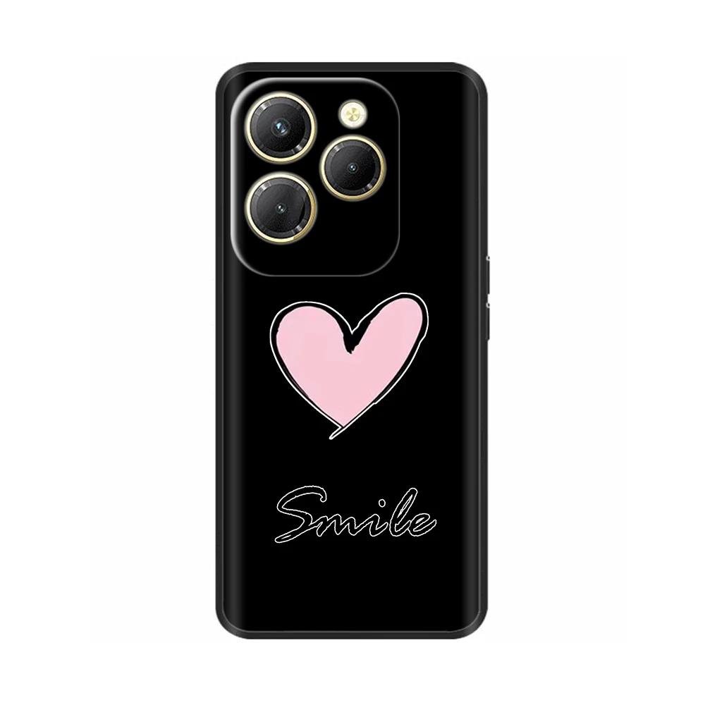 Для чехла Infinix Hot 40 Pro Ударопрочный Силиконовый Мягкий Чехол для Телефона Задняя Крышка для Infinix Hot 40 Pro Hot40 40i Hot40i Чехлы Fundas