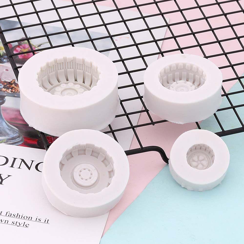 Fondant Jelly Candy Mould Cakes Decorating Tools Soap Mould Baking Decorating Wheel Silicone Molds