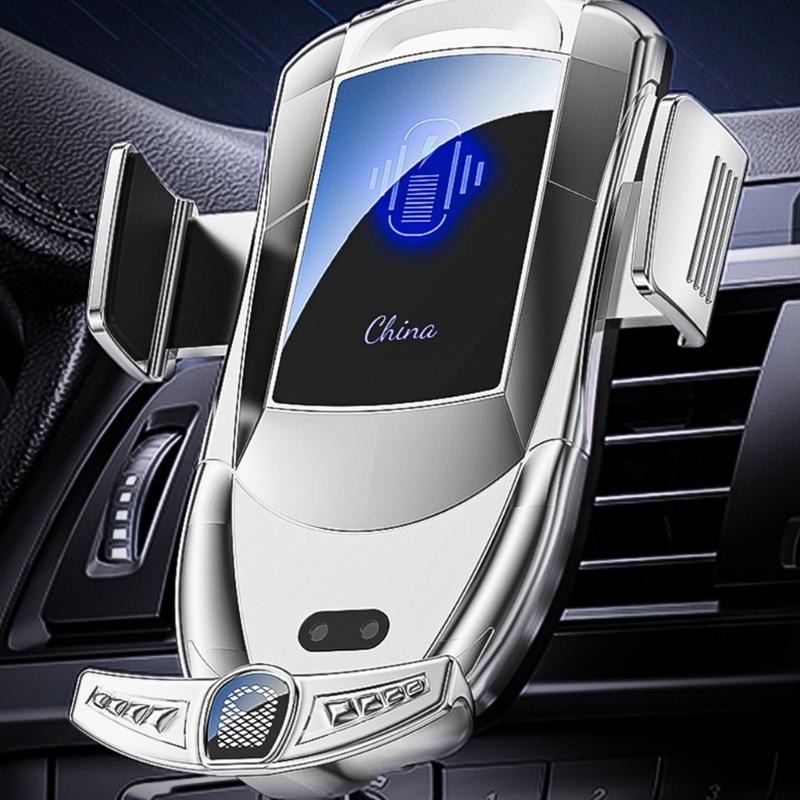 40 Вт Магнитная подставка-держатель с поддержкой QC3.0 Автоматический зажим Держатель для телефона в вентиляционное отверстие автомобиля для 14 / 13 / 12 / S10 / S9 / S8 / Note10