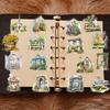 50 Garden House Sticker Pack Waterproof Transparent PET Handbook Material Decoration Guitar Laptop DIY Stickers