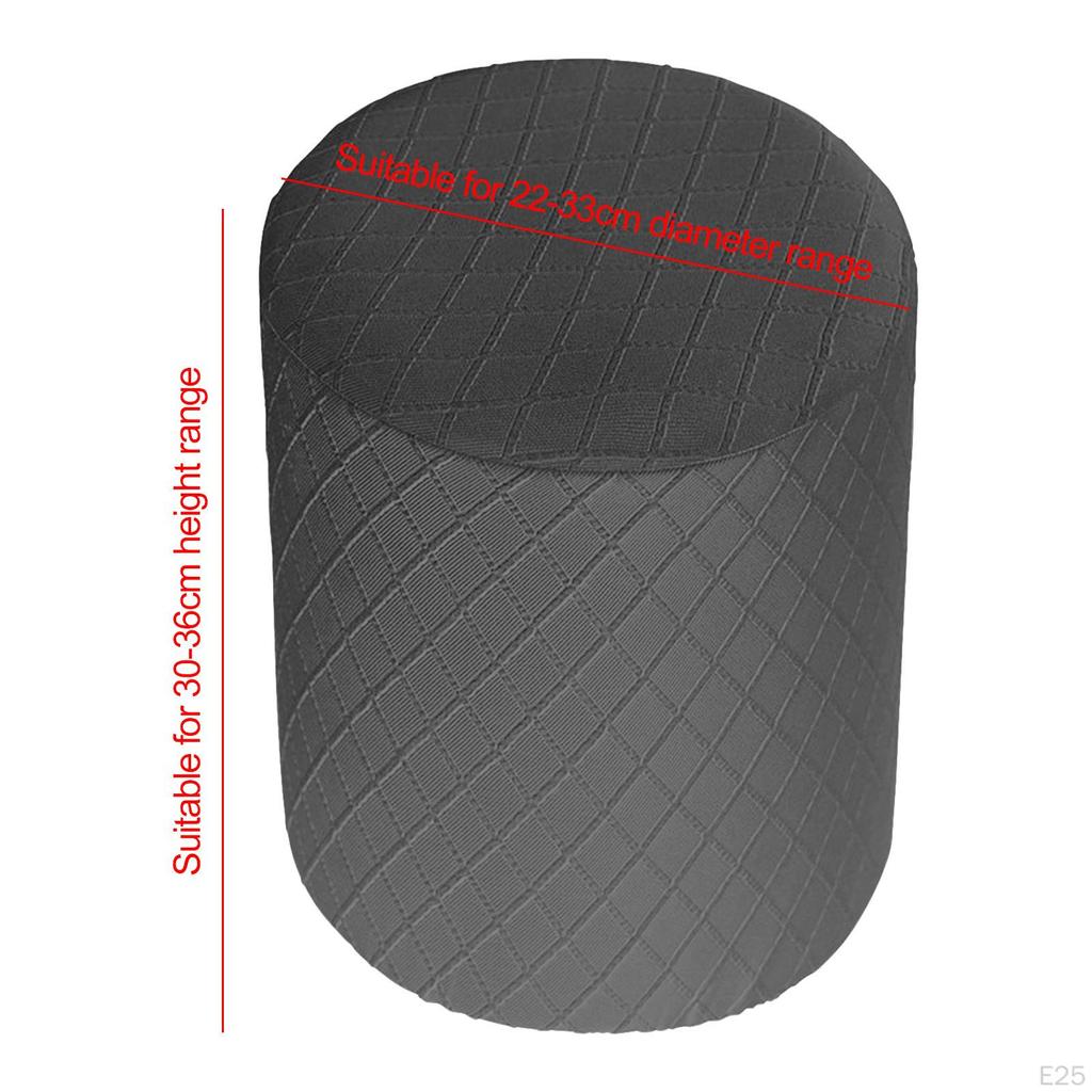 Круглые эластичные чехлы для пуфиков. Подставка для ног. Чехлы для диванов. Чехлы на табуреты для ног. Белые.