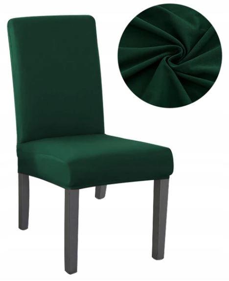 Green Elastic Chair Cover Smooth
