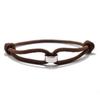 Noter 3mm Thin Cord Chain Bracelet Unisex Stainless Steel Coil Handmade Adjustable Braclet Lucky Blue Red Thread Braslet Joias