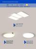 Modern Designer Piano Key Ceiling Light for Living Room - Full Spectrum Eye Protection