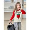 Girls' New Spring Korean-Style Brand Foreign Trade Children's Clothing, Children's Patchwork Strawberry Pure Cotton Long-Sleeve T-Shirt Baby Clothes