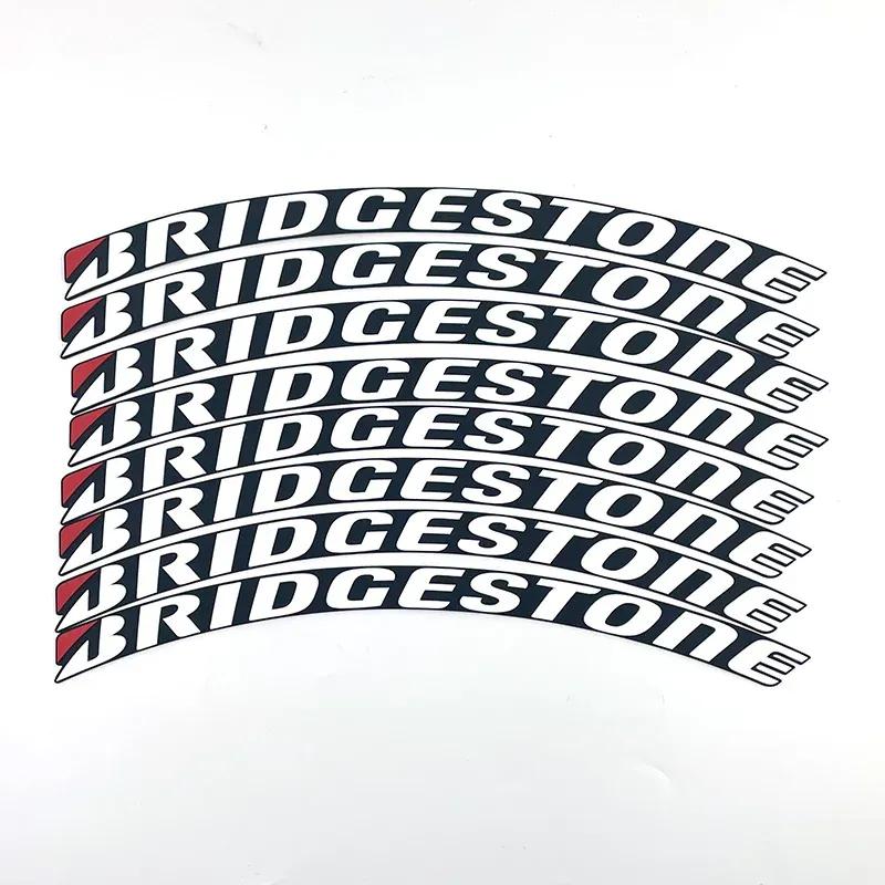 2CM height tire letter stickers 3D rubber waterproof racing Wheel stickers Personalized  decals for car motorcycle Style