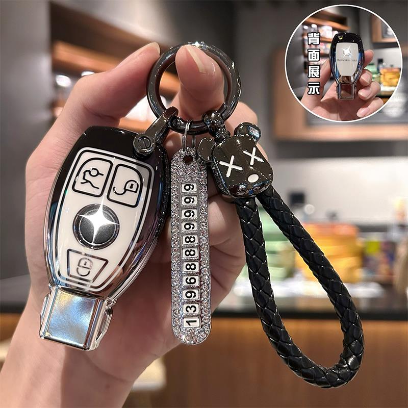 Fashion Car Remote Key Case Cover Shell For Mercedes Benz A C E S G Class GLC CLE CLA GLB GLS W177 W205 W213 W222 X167 AMG a1