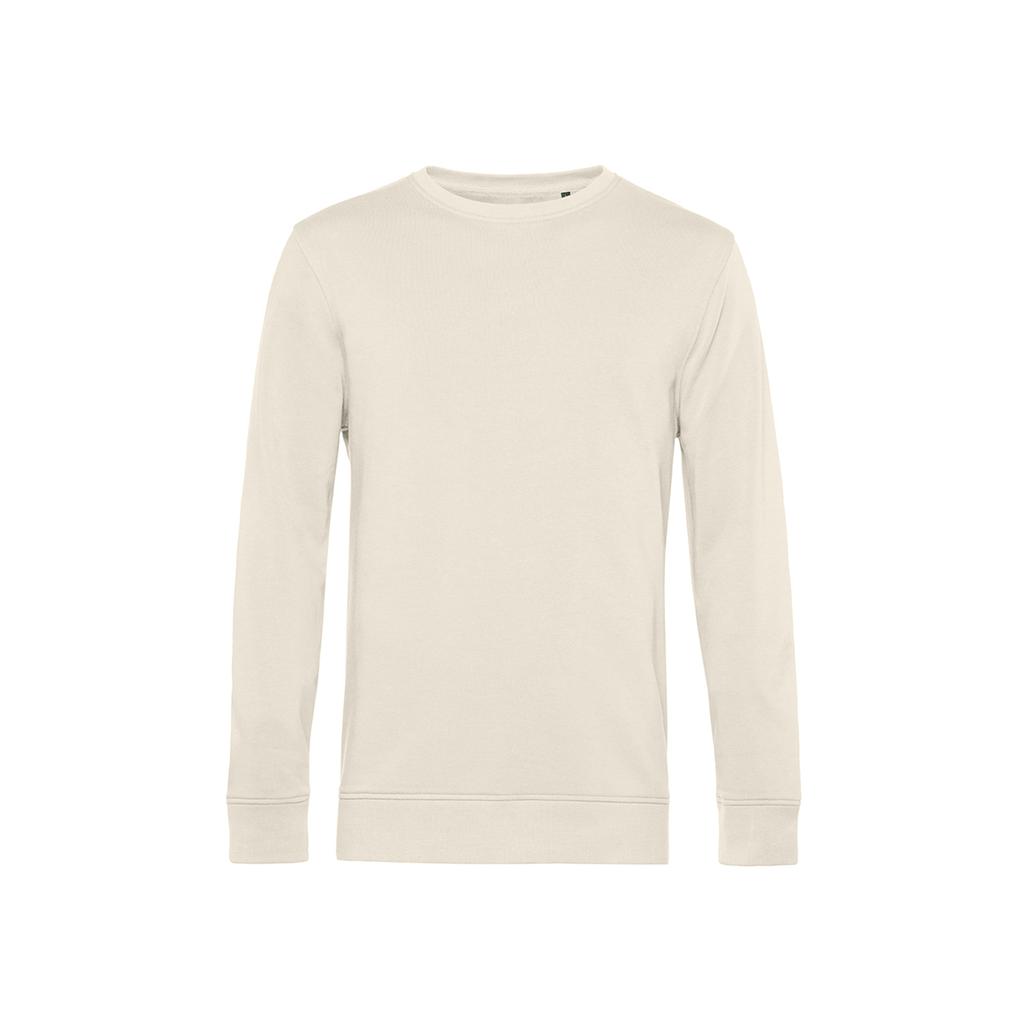 B&C Мужской органический свитшот с круглым вырезом