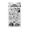 Clear Hand Account Stamps Fluffy Kitten Animals Pattern Art Projects Stamps for Card Making DIY Scrapbooking