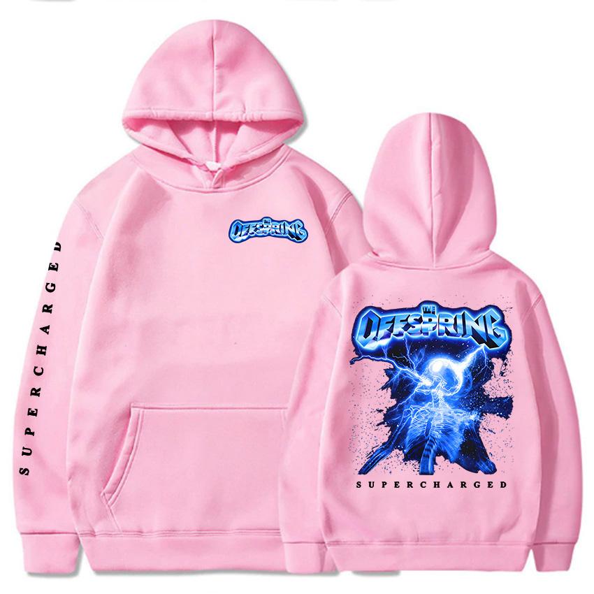 Худи с наддувом The Offspring Рок-группа Принт Толстовки Длинный рукав Графика нового альбома Пуловеры Мужская Женская Одежда Топ